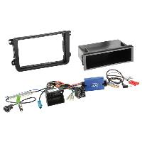 Speciales cats prix KC NoSTech Kit Installation autoradio 2DIN vide poche SWC Adaptateur ant. compatible avec VW Seat Skoda ap03 noir