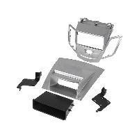 Speciales cats prix KC NoSTech Kit support 2Din compatible avec Ford Fiesta ap09 Avec ecran - vide poche - Argent