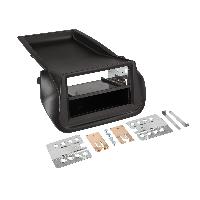 Speciales cats prix KC NoSTech Kit support autoradio 2Din compatible avec Nemo Fiorino Bipper 08-21 - Avec vide poche - Noir