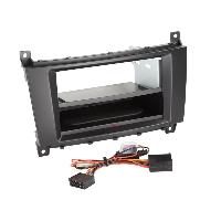 Speciales cats prix KC NoSTech Kit support Autoradio compatible avec Mercedes avec vide poche Induction Qi - Noir
