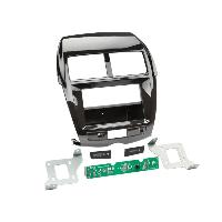 Speciales cats prix KC NoSTech Support autoradio 2 DIN compatible avec Citroen C4 Peugeot 4008 ap12 vide poche - Noir brillant - nacre