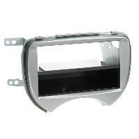 Speciales cats prix KC NoSTech Support autoradio 2DIN compatible avec Nissan Micra 11-13 vide poche - Argent