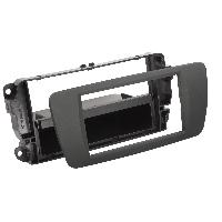 Speciales cats prix KC NoSTech Support Autoradio compatible avec Seat Ibiza 6J - Gris Tuam 1Din