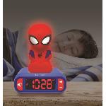 Reveil Enfant SPIDER-MAN - Réveil digital avec veilleuse lumineuse en 3D et effets sonores - LEXIBOOK