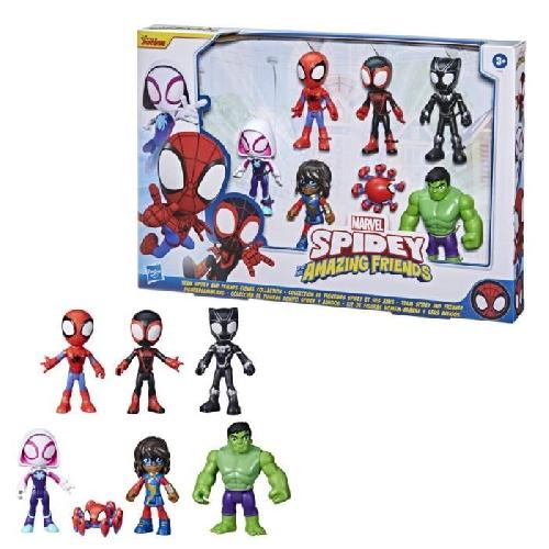 Figurine Miniature - Personnage Miniature Spidey coffret 7 figurines de collection. Marvel Spidey and His Amazing Friends. des 3 ans