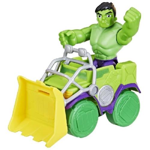 Figurine Miniature - Personnage Miniature Spidey Coffret Camion demolisseur Hulk. vehicule avec figurine de 10 cm. jouets des 3 ans. Spidey et ses Amis Extraordinaires