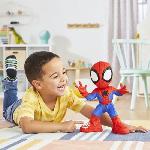 Figurine Miniature - Personnage Miniature Spidey danse et rampe. peluche interactive avec musique et sons. jouets de super-heros a partir de 3 ans. Spidey et ses Amis Extraor