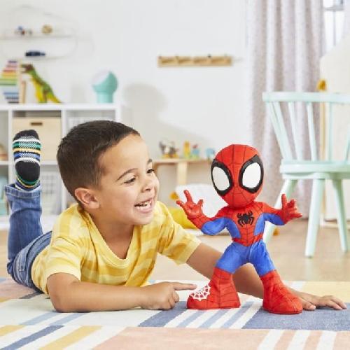 Figurine Miniature - Personnage Miniature Spidey danse et rampe. peluche interactive avec musique et sons. jouets de super-heros a partir de 3 ans. Spidey et ses Amis Extraor