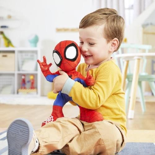 Figurine Miniature - Personnage Miniature Spidey danse et rampe. peluche interactive avec musique et sons. jouets de super-heros a partir de 3 ans. Spidey et ses Amis Extraor