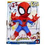 Figurine Miniature - Personnage Miniature Spidey danse et rampe. peluche interactive avec musique et sons. jouets de super-heros a partir de 3 ans. Spidey et ses Amis Extraor