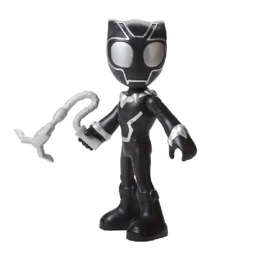 Figurine Miniature - Personnage Miniature Spidey Figurine Black Panther 22.5 cm. Jouet de Super-heros prescolaire. Spidey et Ses Amis Extraordinaires. des 3 ans