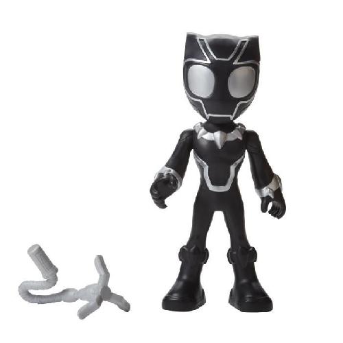 Figurine Miniature - Personnage Miniature Spidey Figurine Black Panther 22.5 cm. Jouet de Super-heros prescolaire. Spidey et Ses Amis Extraordinaires. des 3 ans