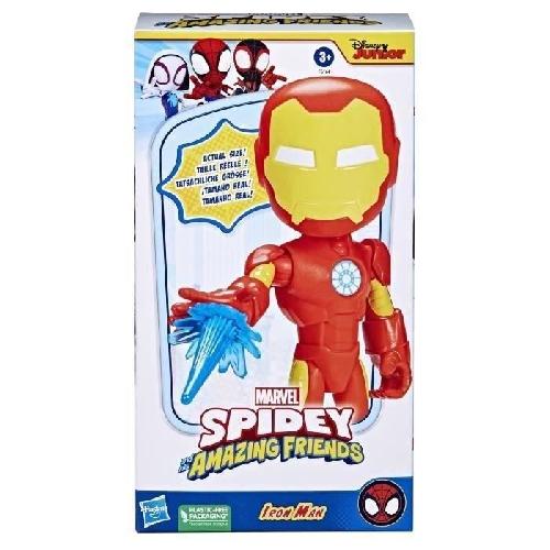 Figurine Miniature - Personnage Miniature Spidey Figurine Iron Man 22 cm. Jouet pour enfants. des 3 ans. Hasbro Marvel Spidey et Ses Amis Extraordinaires