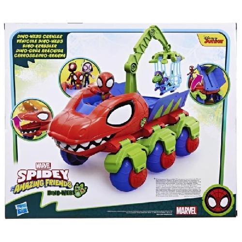 Figurine Miniature - Personnage Miniature Spidey Vehicule Dino-Webs avec jouets Spider-Man. a partir de 3 ans. Spidey et ses Amis Extraordinaires