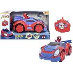 Spidey - Voiture radiocommandee - 27cm - Fonction turbo - Batterie rechargeable par cable USB