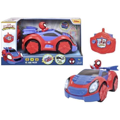 Vehicule Radiocommande Spidey  - Voiture radiocommandée - 27cm - Fonction turbo - Batterie rechargeable par cable USB