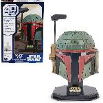 Jeu D'assemblage - Jeu De Construction - Jeu De Manipulation SPIN MASTER CASQUE BOBA FETT Star Wars 4D Build