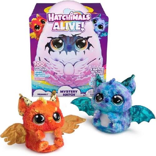 Jeu D'assemblage - Jeu De Construction - Jeu De Manipulation SPIN MASTER DRAGGLE HATCHIMALS ALIVE ECLOSION SECRETE