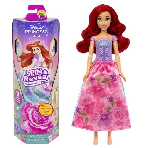 Poupee Spin & Reveal Ariel Mattel Poupée Disney Princesses avec 11 surprises HTV88