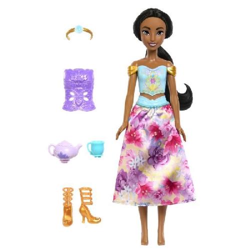 Poupee Spin & Reveal Jasmine Mattel Poupée Disney Princesses avec accessoires et 11 surprises HXC23