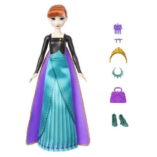 Poupee Spin & Reveal La Reine des Neiges-Anna- Mattel Poupée Surprise Disney   HXD27