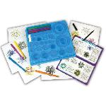 Jeu De Coloriage - Dessin - Pochoir Spirograph - Coffret classique 30 pieces - Silverlit - Art et mathématiques - a partir de 8 ans