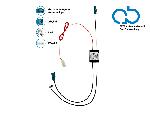 Adaptateurs Antenne Splitter antenne AM FM DAB+ Fakra>Fakra-f- SMB-f- amplifie
