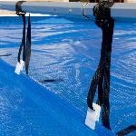 Bache - Couverture - Volet - Enrouleur SPOOL Enrouleur de baches pour piscines hors-sol ajustable jusqu'a 6.5m de large