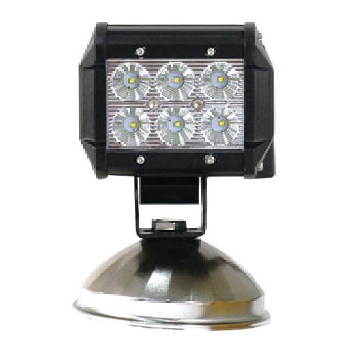 Neons Leds & lumieres Spot Led 18w 6 Leds - 6000k Blanc Pure - EvoFormance