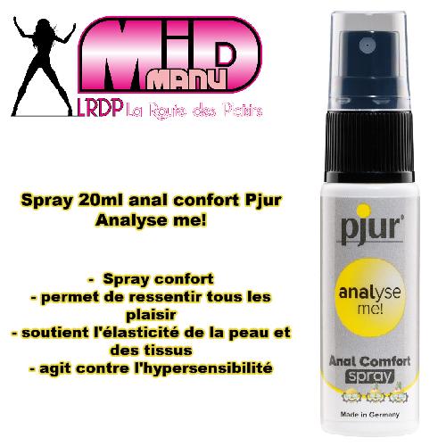 Lubrifiants Spray 20ml anal confort Pjur Analyse me!