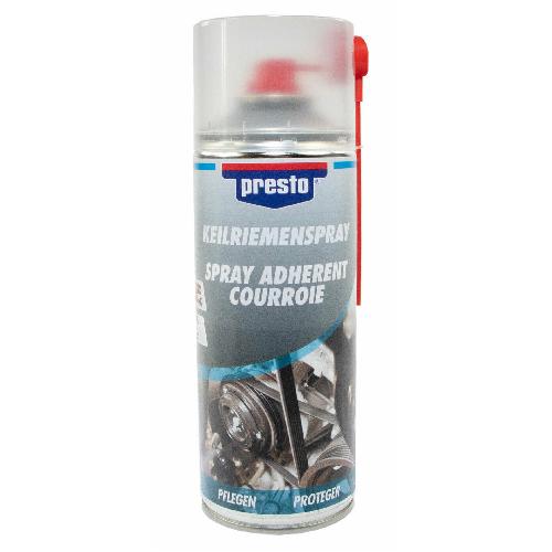 Additif Performance - Entretien - Nettoyage - Anti-fumee Spray pour courroies PRESTO 400ml -aerosol-