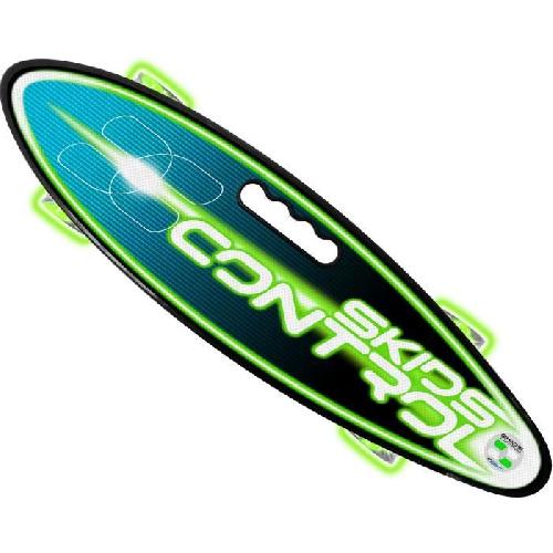 Skateboard - Shortboard - Longboard - Pack STAMP Skateboard 24 x 7 SKIDS CONTROL avec poignee et roues lumineuses