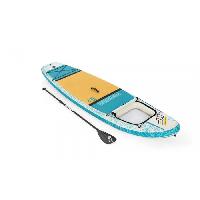 Stand Up Paddle - Sup BESTWAY Paddle gonflable Panorama Hydro-force?. 340 x 89 x 15 cm. 150 kg max. fenetre transparent. pompe. leash