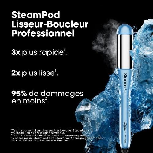 Lisseur - Pince - Fer A Lisser Steampod 4 - L'OREAL PROFESSIONNEL - Lisseur-boucleur vapeur - Edition Limitée Utopia