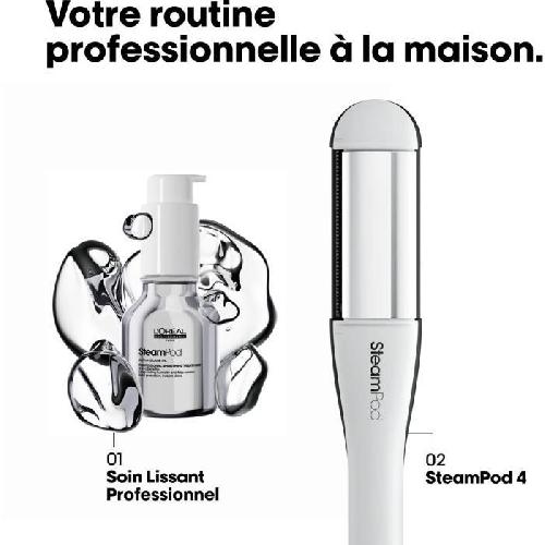 Lisseur - Pince - Fer A Lisser Steampod 4 - L'OREAL PROFESSIONNEL - Lisseur-boucleur vapeur - Edition Limitée Utopia