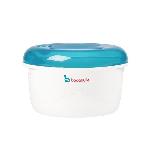 Sterilisateur Biberon Stérilisateur micro-ondes BADABULLE - Bleu / Gris - Grande capacité - Rapide - Pratique