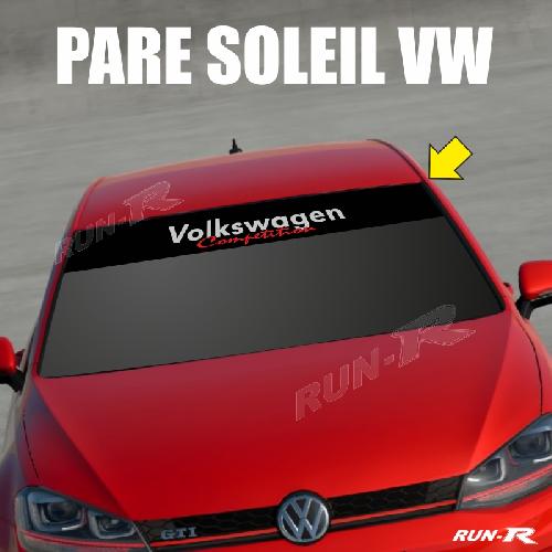 Sticker 893 pare-soleil compatible avec VW COMPETITION Up Polo Golf Caddy Scirocco Beetle - Run-R