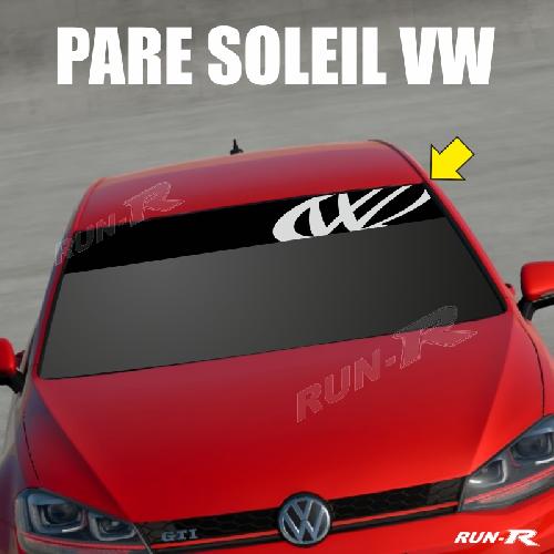 Sticker 895 pare-soleil LOGO VW FUN Up Polo Golf Caddy Scirocco Beetle - Run-R