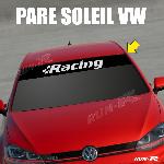 Sticker 897 pare-soleil compatible avec VW RACING Up Polo Golf Caddy Scirocco Beetle - Run-R