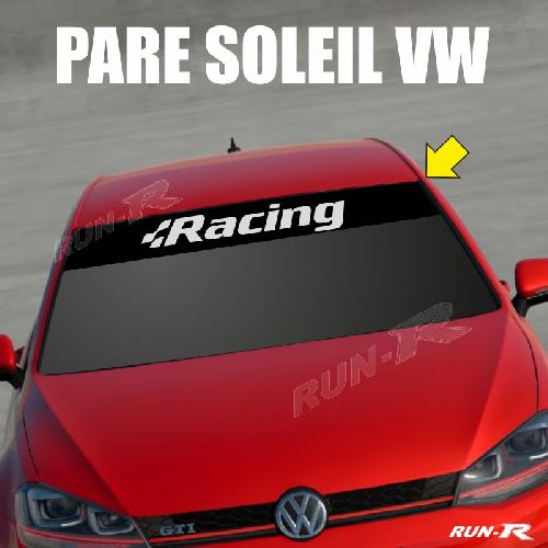 Sticker 897 pare-soleil compatible avec VW RACING Up Polo Golf Caddy Scirocco Beetle - Run-R