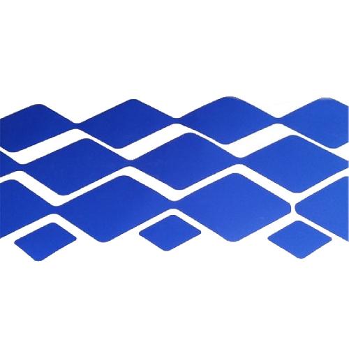 Stickers Monocouleurs Sticker capot 00ARM 84x44cm damier marine - Run-R