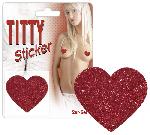 Accessoires Lingerie Sticker compatible avec seins Titty coeur