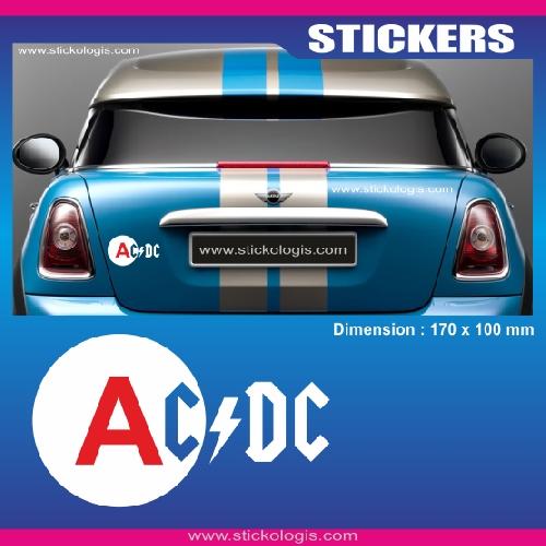 Stickers Jeunes Conducteurs Sticker jeune conducteur ACDC - Run-R