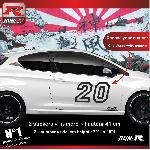 Sticker numero de course Run-R 00BRN noir 41cm - Run-R