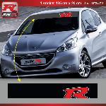 Pare-soleil Adhesifs Sticker pare-soleil Run-R 00BP Red Racing 125x20cm - Run-R