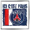 Stickers 3D Adhesif Sticker - Embleme PSG Ici c'est Paris - Paris Saint Germain