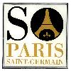 Stickers 3D Adhesif Sticker - Embleme PSG So Paris Premium - Paris Saint Germain