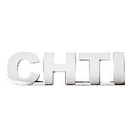 Stickers 3D Sticker 3D Chrome - Embleme CHTI - 14cm