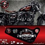 Stickers Harley Davidson Sportster VINTAGE compatible avec Forty-eight Seventy-Two Iron 883 Superlow 1200 Custom - Run-R