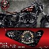 Stickers Motos Stickers Harley Davidson Sportster BAD LAND compatible avec Forty-eight Seventy-Two Iron 883 Superlow 1200 Custom - Run-R